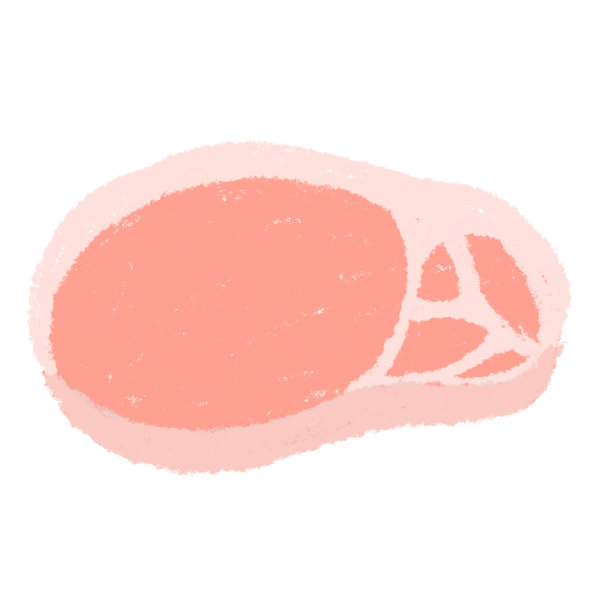 猪肉插图图片下载