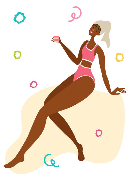 非裔美国妇女，头上裹着毛巾图片下载