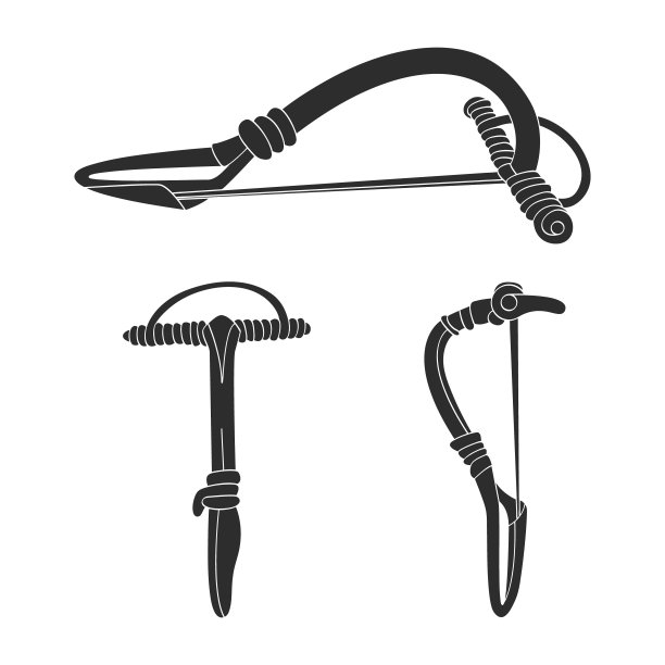 带有古代胸针腓骨的矢量图像图片下载