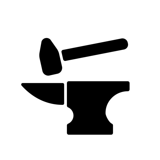 铁匠矢量图标图片下载