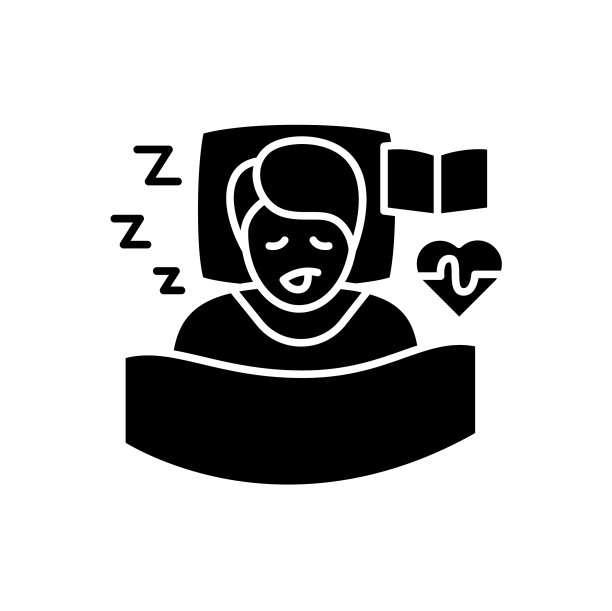 体验睡眠字形图标图片下载
