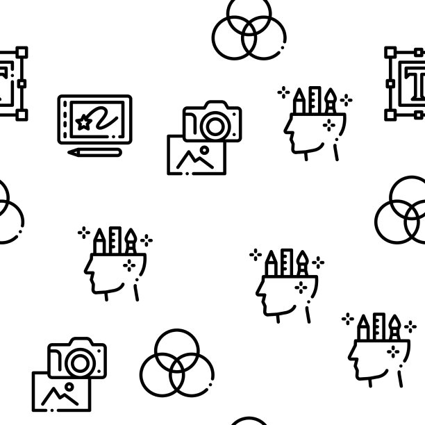 平面设计与创意图案无缝衔接图片下载