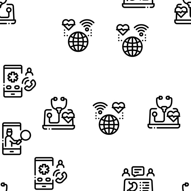 远程医疗无缝治疗模式图片下载