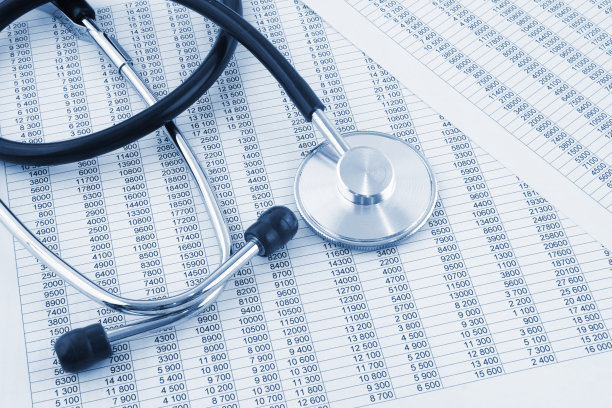 财务报告听诊器图片下载