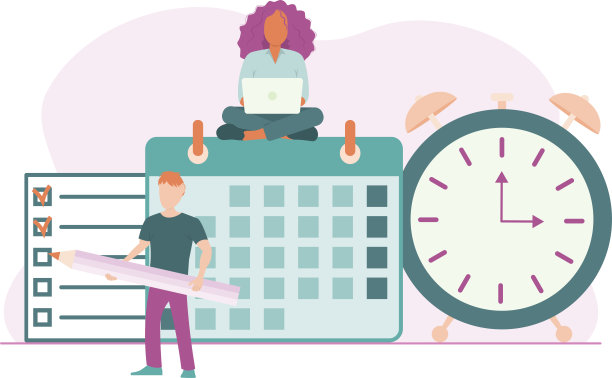 计划概念-时间，时间表和任务清单图片下载