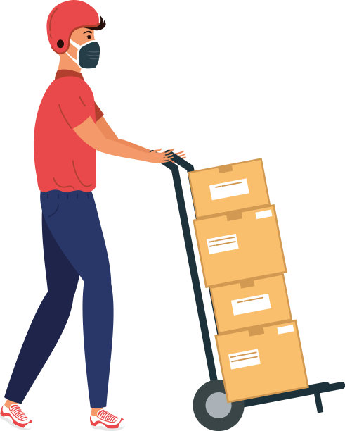 医护人员戴着医用口罩图片下载