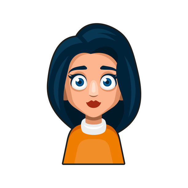 可爱美丽的女孩化身年轻女子图片下载