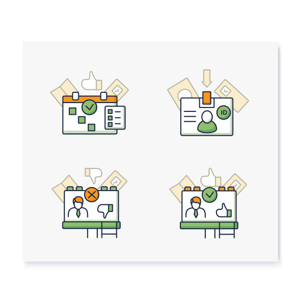 选择颜色图标集图片下载