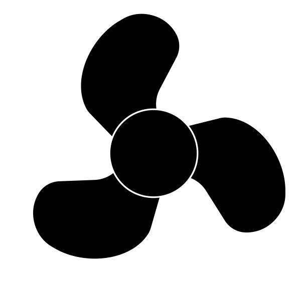 螺旋桨的图形说明，用作网页装饰、图标或标志图片下载