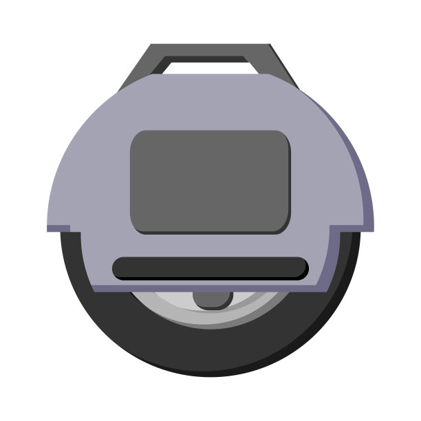 平面风格插图的电池驱动电动独轮车踏板车图片下载