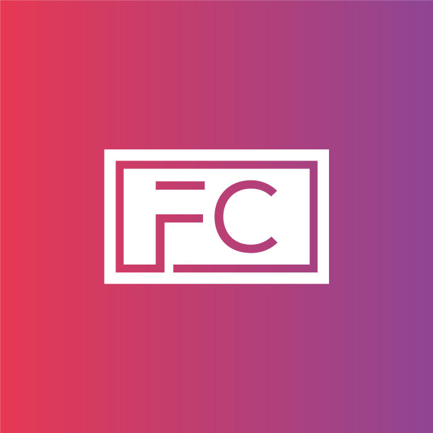 创意首字母fc广场标志设计图片下载