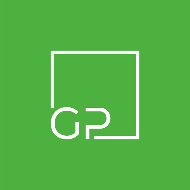 创意首字母gp广场标志设计图片下载