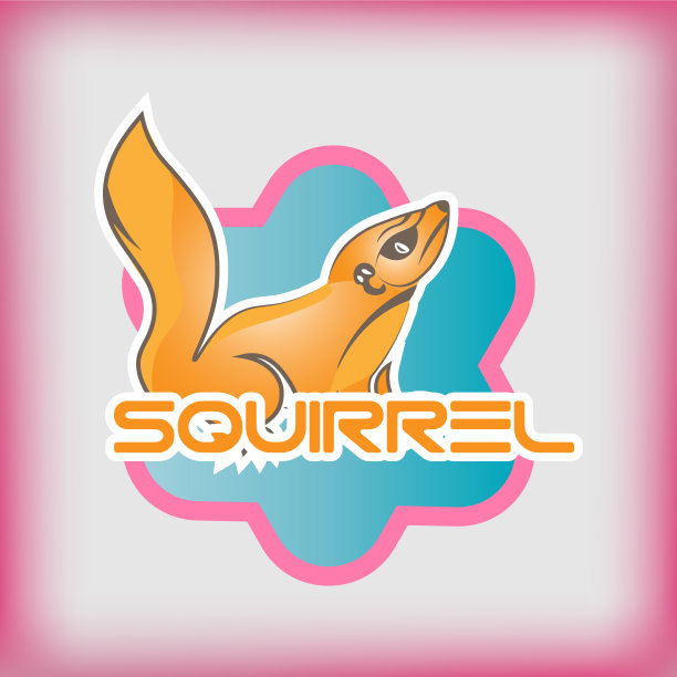 松鼠吉祥物标志图片下载