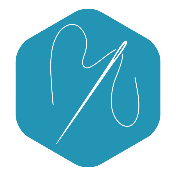 针和线图标缝纫和刺绣图片下载