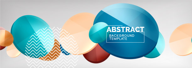 抽象光滑圆形背景图片下载