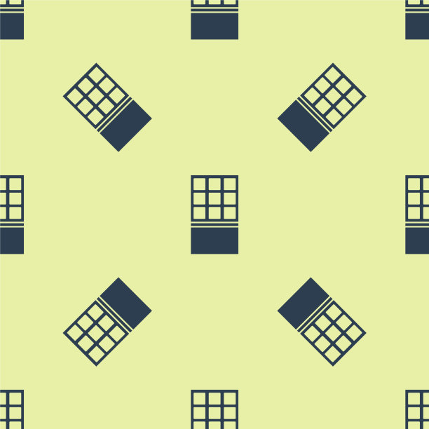 蓝色巧克力棒图标隔离无缝模式图片下载