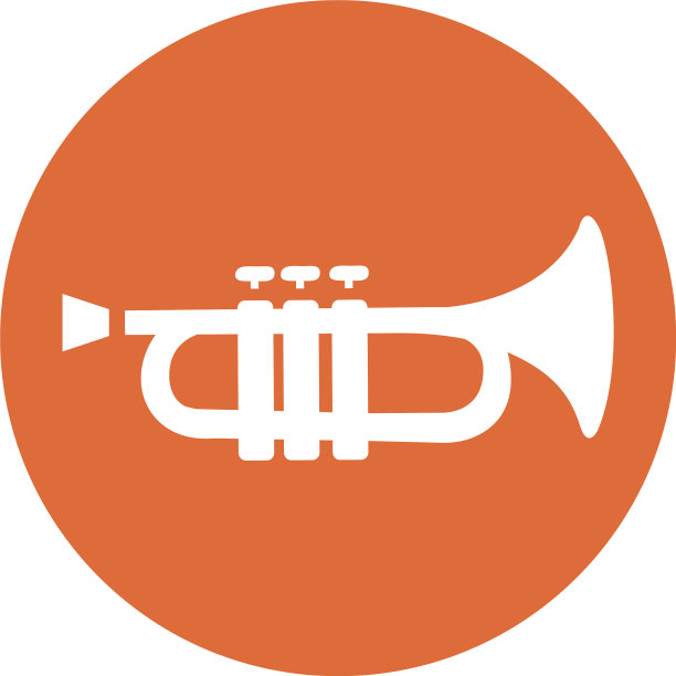 白色背景上的白色喇叭图片下载