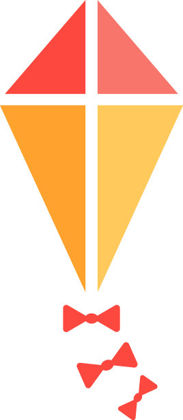 在白色的背景上放风筝图片下载