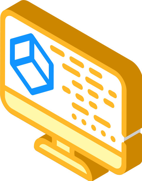 编程虚拟现实等距图标图片下载