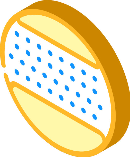 超细纤维与手柄等距图标图片下载