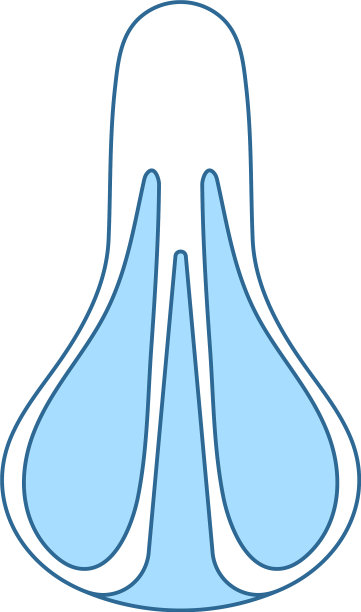 自行车座位图标俯视图图片下载