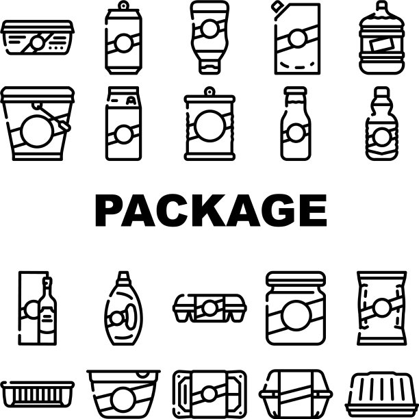 产品收集图标集的包图片下载