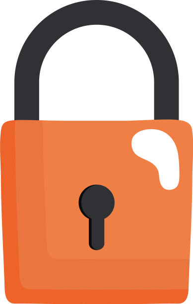 安全安全的挂锁隔离图标图片下载