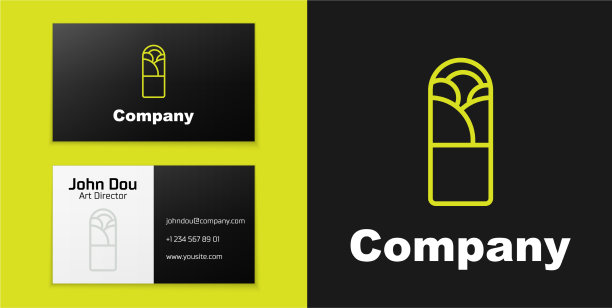 标志类型线doner烤肉图标孤立在黑色图片下载