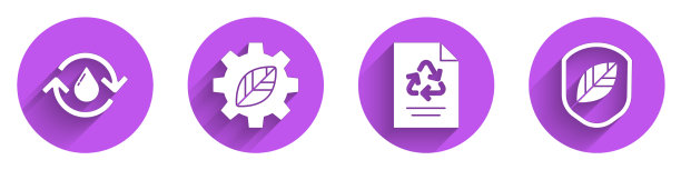 在齿轮机上设置回收清洁水叶植物图片下载