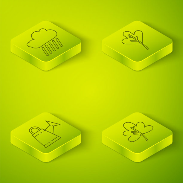 设置等距叶片或叶片浇水罐图片下载