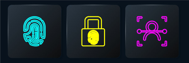 设线指纹人脸识别与配图片下载