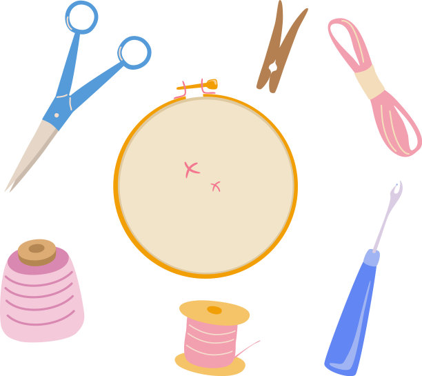 卡通套装用于刺绣刺绣各种图片下载