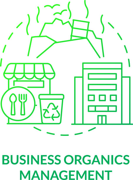 企业有机管理概念图标图片下载