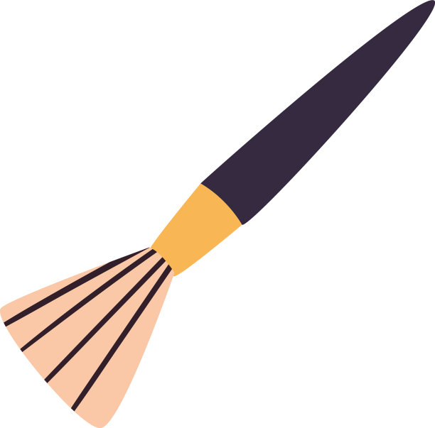 化妆和化妆刷图标设计图片下载