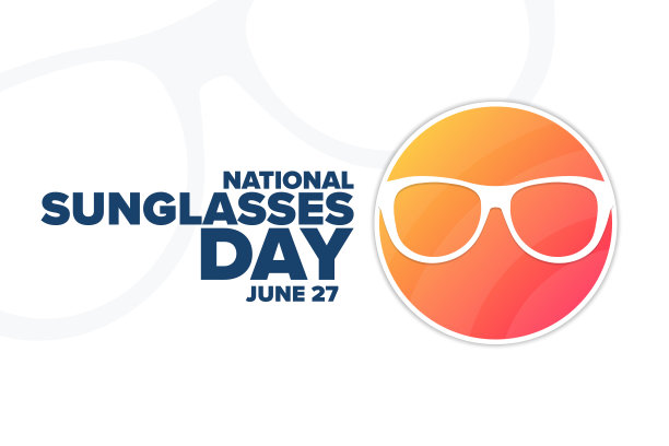 国家太阳镜的一天。6月27日。节日的概念。模板的背景，旗帜，卡片，海报与文字题词。向量EPS10插图。图片下载