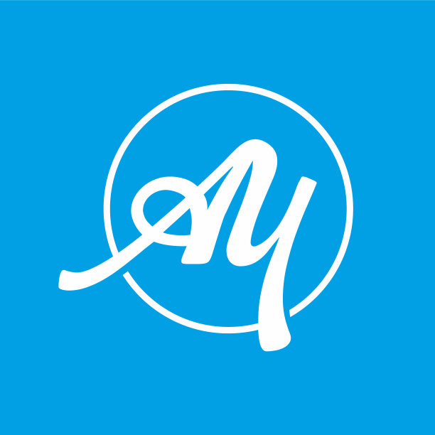 A和y的首字母标志模板上亮图片下载