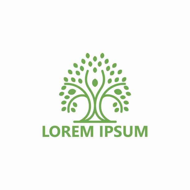 自然人标志模板设计图片下载