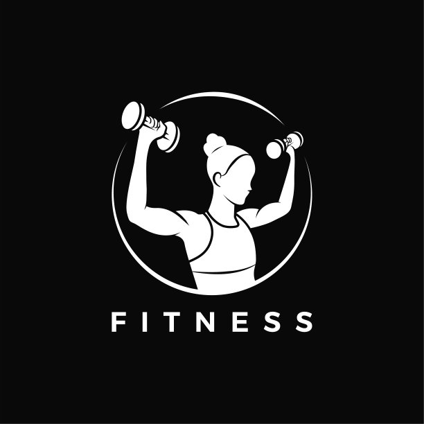 健身标志女性图片下载