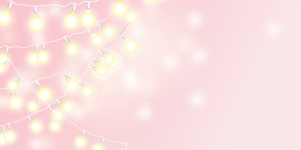 字符串灯插图图片下载