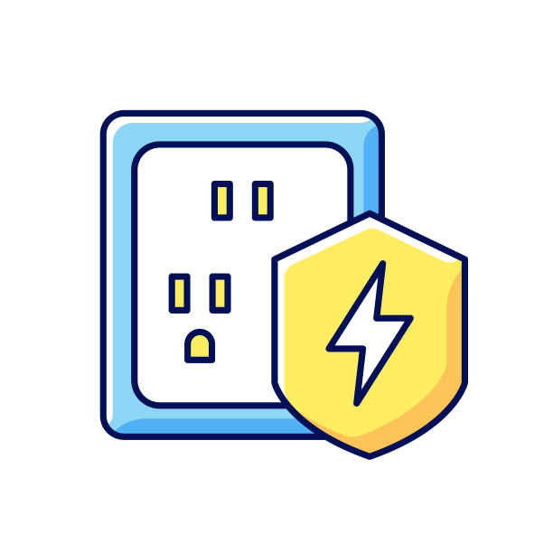 电涌保护RGB颜色图标图片下载