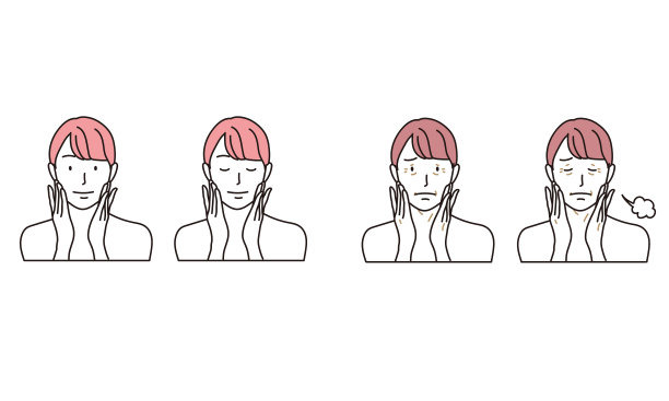 做面部按摩的年轻和中年妇女图片下载