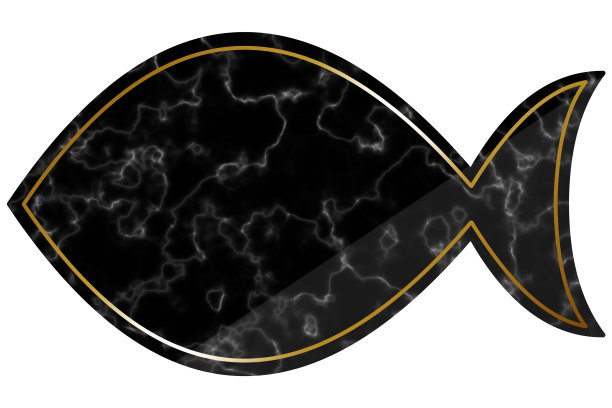 大理石鱼框图片下载