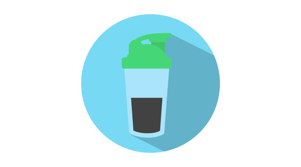 蛋白摇瓶平面图标图片下载