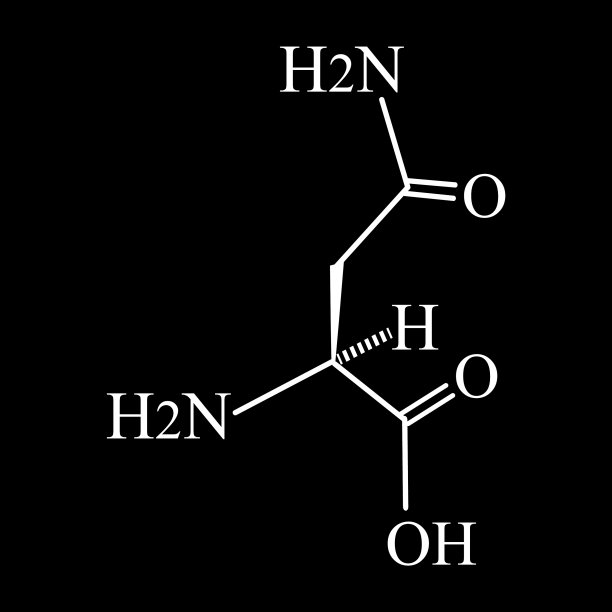 天冬酰胺是一种氨基酸化学分子图片下载