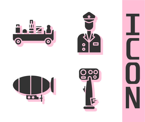 设置飞机舵，机场行李拖拽图片下载