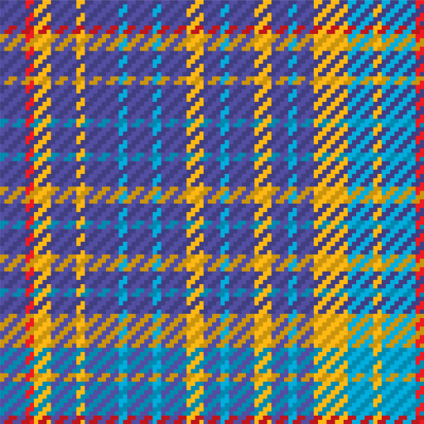 无缝图案苏格兰格子呢格子图片下载