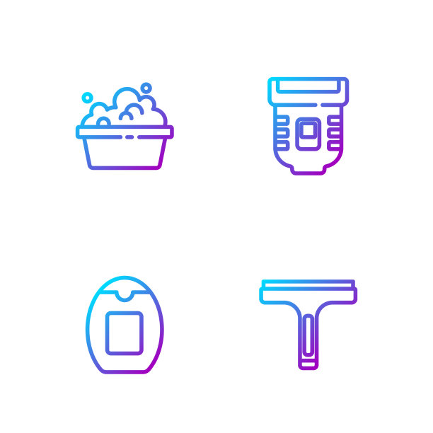 设橡胶洗洁瓶洗发盆图片下载