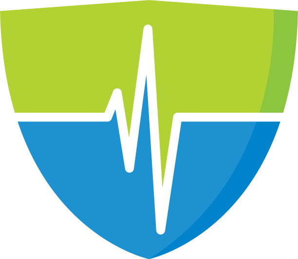 心跳盾图标设计图片下载