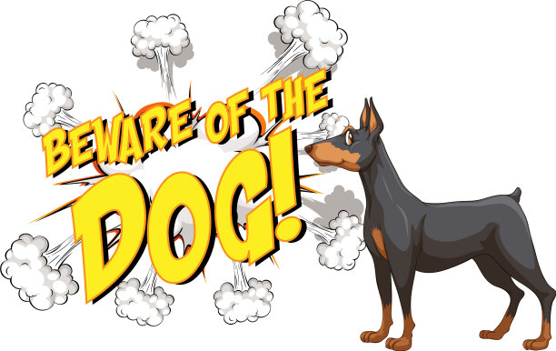 喜剧演讲泡泡与小心狗的文字图片下载