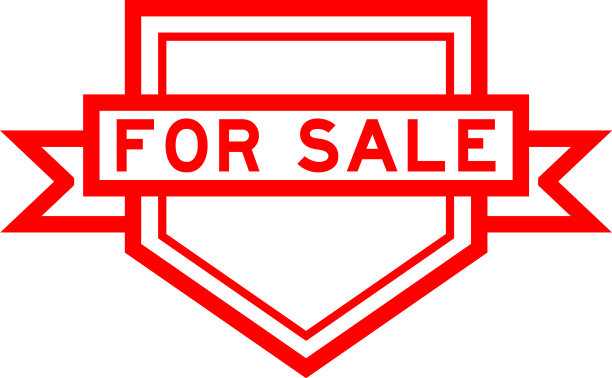 复古的五角大楼标签横幅与字出售图片下载